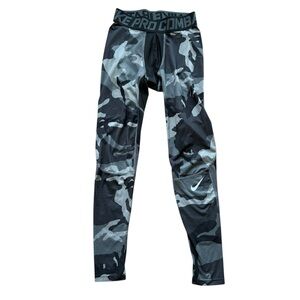 Nike Pro Combat Compression Leggings Pants Camo Activewear Athletic Sports M